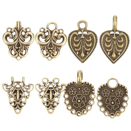 VALICLUD 8 Stk Hemdclips für Frauen Kragen Kleid Cinch-Clip schalclip retro styles Lavalier Pullover Frauen kleiden Clips Damen Strickjacke Clip cheongsam Cardigan-Clip Kordelzug Fräulein von VALICLUD