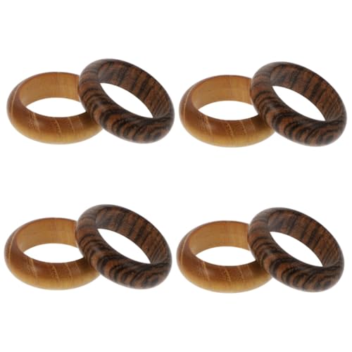 VALICLUD 8 Stk Holzhandwerk weihnachtsgeschenke weihnachts präsente Damenanzüge Böhmische Fingerringe Geschenke für Männer Herrenring stylischer Fingerring All-matched knuckle ring Kleidung von VALICLUD