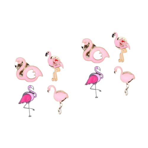 VALICLUD 8 Stk Kleiderbrosche haar zubehör haarschmuck dekoration party Emaille Flamingo-Brosche broschen für kleidung Broschennadel für Kleidung Brustnadel Europäisch und amerikanisch Eis von VALICLUD