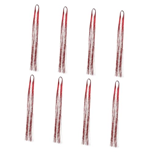 VALICLUD 8stücke Teiliges Bunter Haarsträhnen Für Mädchen Glitzernde Flechtseile Für Kreative Frisuren Und -haaraccessoires Für Partys Und Alltag von VALICLUD