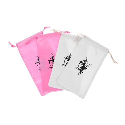 VALICLUD 8 Stück Tanzschuh Aufbewahrungstasche Handtasche Organizer Kordelzug Balletttaschen Ballettschuh Tragetaschen Tanztasche Schuhe Aufbewahrungstasche Verschleißfeste von VALICLUD