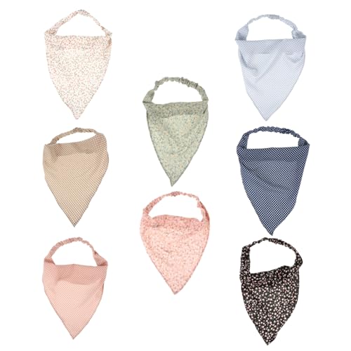 VALICLUD 8 Stück Teiliges Elastisches Haarband mit Blumenmuster Atmungsaktive Dehnbare Kopftücher für Damen Vielseitig Kombinierbar Bequemes Haarschmuck Accessoire für Alltag und Besondere von VALICLUD
