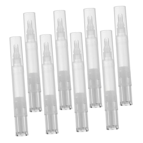 VALICLUD 8 Stück Teiliges Leere Lippenpflege Fläschchen Kompakte Reise Behälter für Lipgloss Lip Color Container Langlebig und Sicher zum Nachfüllen und DIY Lippenstift Vielseitig für von VALICLUD