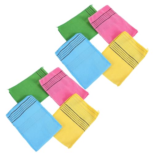 VALICLUD 8 Stück Teiliges Peeling badetuch aus Grobem Sandgewebe Langlebiges Saunatuch für Sanftes Körperpeeling Vielseitig Einsetzbar für Sauna und Dusche Fördert Glatte und Weiche Haut von VALICLUD