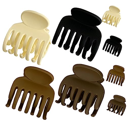 VALICLUD 8 Stücke Haarspangen Satz für Rutschfeste Haarklammern Kleine Haar Clips für Dickes Haar für Mädchen für Verschiedene Frisuren von VALICLUD
