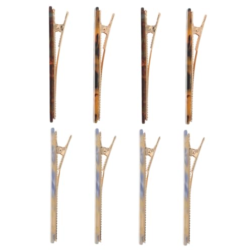 VALICLUD 8-teilige Haarspangen Für Damen – Flache Haarspangen Mit Retro-acetat-schale Und Mehrfarbigem, Rutschfestem Styling-zubehör Für Den Täglichen Gebrauch von VALICLUD