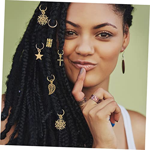 VALICLUD 80 Stück Teiliges Dreadlock Schmuck Metallringe Haarschmuck für Zöpfe und Braids Wiederverwendbare Haarperlen in Verschiedenen Designs DIY Styling Zubehör für Damen und Herren von VALICLUD