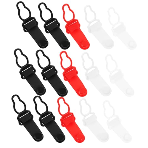 VALICLUD 80stücke Socken Clips Strumpfband Klemmen Aus Kunststoff Verstellbar Rutschfest Für Damen Herren Socken Strumpfbänder Accessoires von VALICLUD