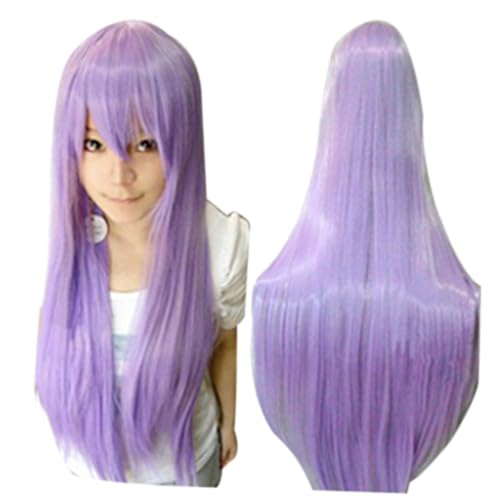 VALICLUD 80cm Glattes Haar Verlängerung Perücke Frauen Synthetische Haar Perücke Mit Für Cosplay von VALICLUD