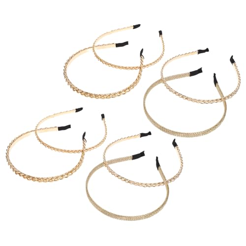 VALICLUD 8stücke Metall-haarreifen Für Damen Ketten-stirnbänder Aus Hochwertigen Legierungen Elastische Haaraccessoires in Langlebiger Kopfschmuck Für Partys Und Alltag VALICLUD 8stücke Metall-haarreifen Für Damen Ketten-stirnbänder Aus Hochwertigen Legierungen Elastische Haaraccessoires in Langlebiger Kopfschmuck Für Partys Und Alltag von VALICLUD