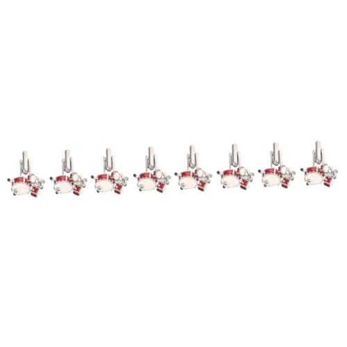 VALICLUD 8stücke Schlagzeug Manschettenknöpfe Für Und Damen Stilvolle Für Anzüge Für Hochzeiten Und Besondere Anlässe Robust Und Elegant von VALICLUD