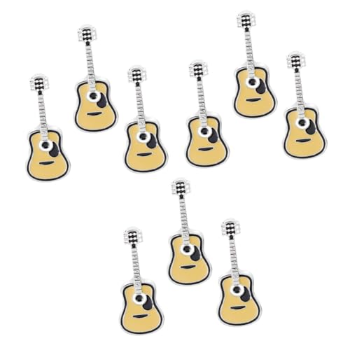 VALICLUD 9 Stk Gitarrenbrosche Pullover-Kragennadel Kinderrucksäcke Auto Brosche Weihnachtsstifte dekorative Stifte Abzeichen Geschenk Anstecknadel für Gitarre Miniatur Kleidung Legierung von VALICLUD