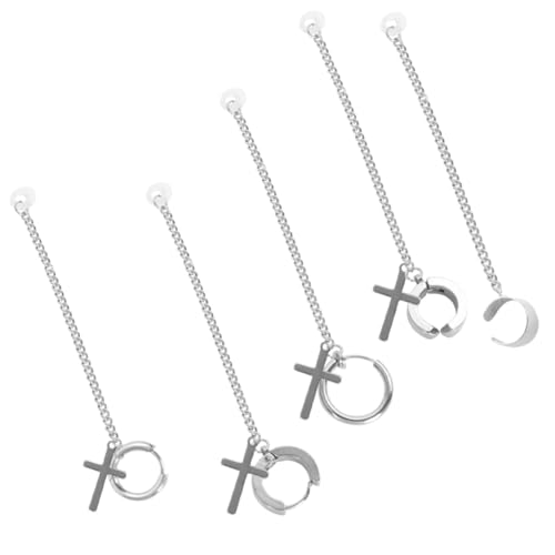 VALICLUD 9 Stück Teiliges Titanstahl Earclip Anti verlust Ohrschmuck Sport Ohrstecker Damen Kabellos Modisch Ergonomisch Langlebig ohne Ohrloch Geeignet für Bluetooth Kopfhörer von VALICLUD