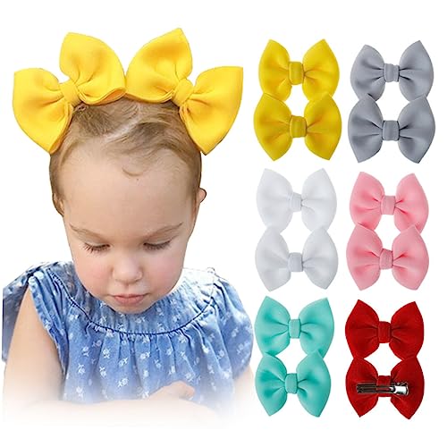 VALICLUD 9paare Haarnadel Mit Schleife Für Junge Mädchen Haarspangen Mit Schleife Griffiges Material Haarschmuck Für Mädchen Passend Frisur von VALICLUD