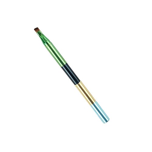 VALICLUD Abnehmbare Kosmetikbürste Multifunktionale Pinsel für Augenbrauen Lippen und Lidschatten Schminkbürste mit Metallgriff Farbenfroh für Make Up Bedürfnisse von VALICLUD