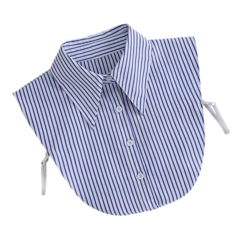 VALICLUD Abnehmbarer Damen Fake Collar aus Baumwolle Vielseitiger Blusenkragen für Herbst Winter Kragenverzierung Bequemes Design Passend zu Pullovern und Oberteilen Langlebig und von VALICLUD