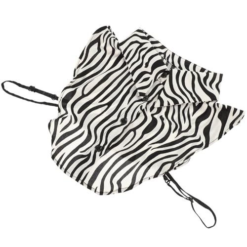VALICLUD Abnehmbarer Damen Fake Collar mit Modischem Zebramuster Baumwoll hemdkragen Vielseitiger Dekorativer Falscher Kragen für Blusen und Hemden Stilvolles Accessoire Zufällige Farbe von VALICLUD