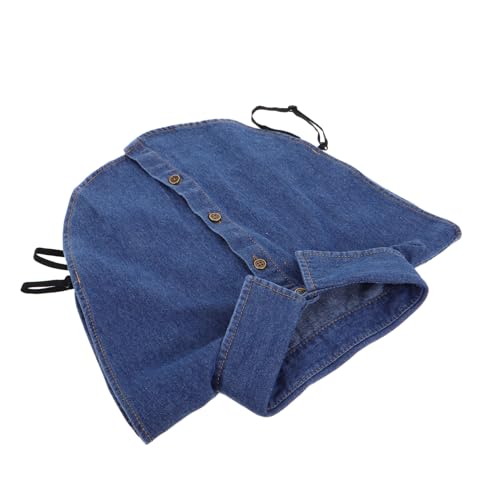 VALICLUD Abnehmbarer Denim Fake Collar für Damen Modischer Falscher Kragen Vielseitiges Halbschirt Zubehör Weicher Bequemer Einsatz für Alltag Party und Date Stylische Layering Accessoire von VALICLUD