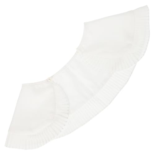 VALICLUD Vielseitiger Falscher Kragen Für Damen Rüschenkragen Aus Polyester Faltiger Hemdkragen Modisches Accessoire Für Heimpartys Und Festliche Anlässe von VALICLUD