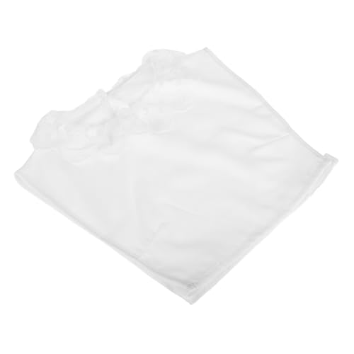 VALICLUD Abnehmbarer Kragen Bluse Fake Kragen Für Pullover Spitze Chiffon Halbhemd von VALICLUD
