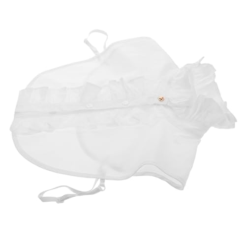 VALICLUD Falscher Rüschenkragen Abnehmbar Dekorativer Kragen Für Damen Plissierter Stehkragen Mehrschichtiger Optischer Elegantes Hemd-accessoire von VALICLUD