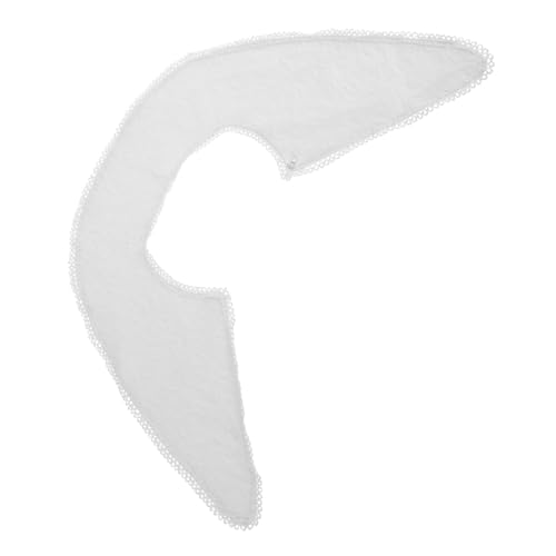 VALICLUD Abnehmbarer Spitzenkragen Für Damen Eleganter Cape-kragen Mit Schleifen-design Vielseitig Einsetzbar Als Bluseneinsatz Für Kleider Und Sonnenschutz Atmungsaktives Chiffonmaterial von VALICLUD