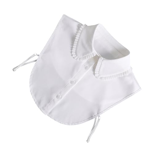 VALICLUD Hemdkragen Für Frauen Aus Chiffon Abnehmbar Passt Zu Shirts Kleidern Und Pullovern Für Partys Und Freizeit von VALICLUD