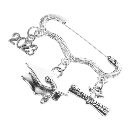 VALICLUD Abschlussbrosche Sicherheitsnadel für Graduierung Kommerative Brosche Schicke Anstecknadel für Kleidung Taschen Hüte Einzigartiges für Absolventen Lehrer von VALICLUD