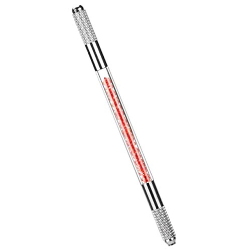 VALICLUD Acryl Augenbrauenstift Microblading Stift Verstellbar Rot für Professionelle Anwendung Nadelhalter von VALICLUD