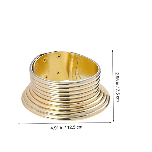 VALICLUD Punk-afrikanisches Kragen Halskette Ethnische Schmuck Für Und Mädchen Verstellbare Große Halskette von VALICLUD