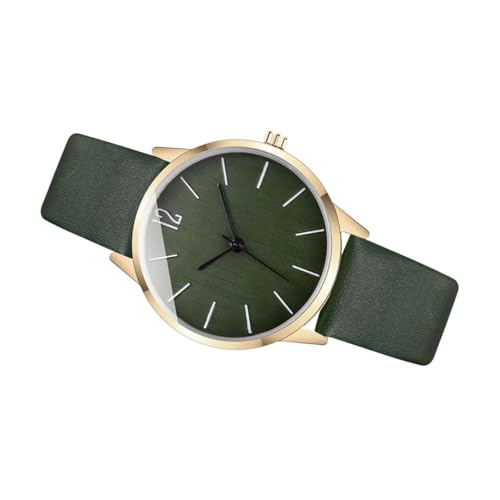 VALICLUD Damen Quarzuhr Mit Lederarmband Modische Vielseitige Armbanduhr Für Alltag Schule Und Party Langlebig Und Stylisch Für Geschenke An Freundinnen Und Familienmitglieder von VALICLUD