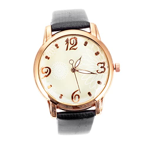 VALICLUD Damenarmbanduhr Schlangenmuster Lederband Elegant Freizeit Armbanduhr für Frauen Atmungsaktiv Komfortabel für Partys und Anlässe von VALICLUD