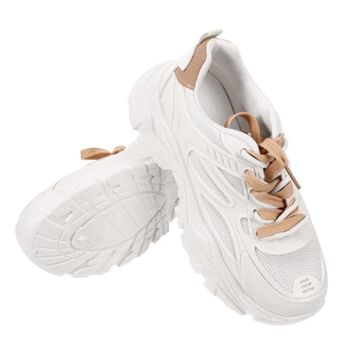 VALICLUD Atmungsaktive Damen Sneakers mit Mesh Obermaterial Bequeme Sportschuhe für Alltag und Training rutschfest Leicht und Langlebig Modische Freizeitschuhe für Gym und Outdoor von VALICLUD