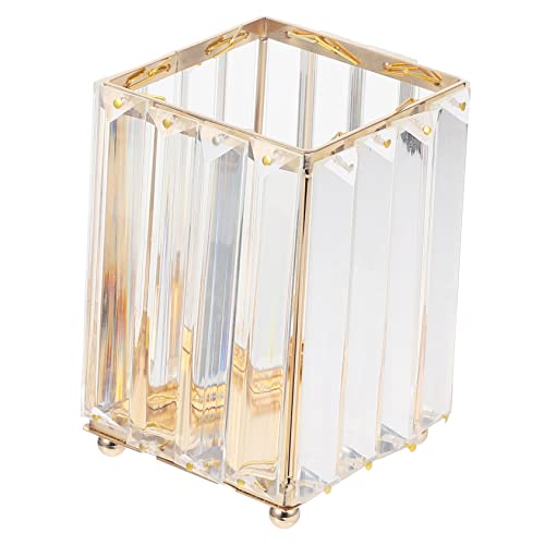 VALICLUD Aufbewahrungsbehälter Für Make-up-pinsel Make-up-pinseletui Inhaber Lagerung Kosmetischer Pinselbehälter Organizer Für Make-up-pinsel Halter Stiftorganisator Weißer Kristall von VALICLUD