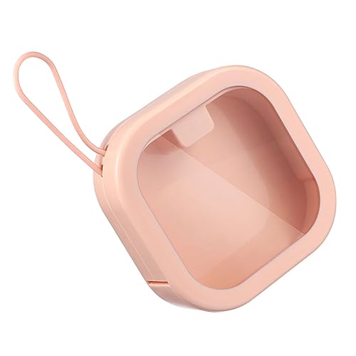 VALICLUD Aufbewahrungsbox für Haarbänder binden Haarzubehör Organisator für Haargummis Krawattenhalter Mädchen Styling Organisator für Haargummihalter Haarspangen-Schmuck-Organizer Abs Rosa von VALICLUD