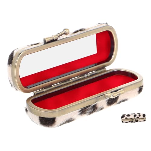 VALICLUD Aufbewahrungsbox für Lippenstift Kleiner Make-up-Organizer Lipgloss-Organizer Make-up-Lippenstift-Etui Make-up-Organisator Reisen Lippenstiftspeicher Lipgloss-Fall Flanell Leopard VALICLUD Aufbewahrungsbox für Lippenstift Kleiner Make-up-Organizer Lipgloss-Organizer Make-up-Lippenstift-Etui Make-up-Organisator Reisen Lippenstiftspeicher Lipgloss-Fall Flanell Leopard von VALICLUD