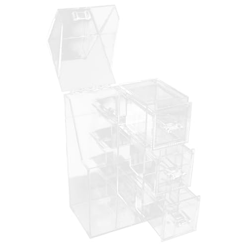 VALICLUD Aufbewahrungsbox für Make-up-Pinsel Bilden Bürstenhalter Organizer für Make-up-Pinsel klein Organizer des Make -up -Pinselhalters Speicher der Make -up -Pinsel Acryl Transparent von VALICLUD