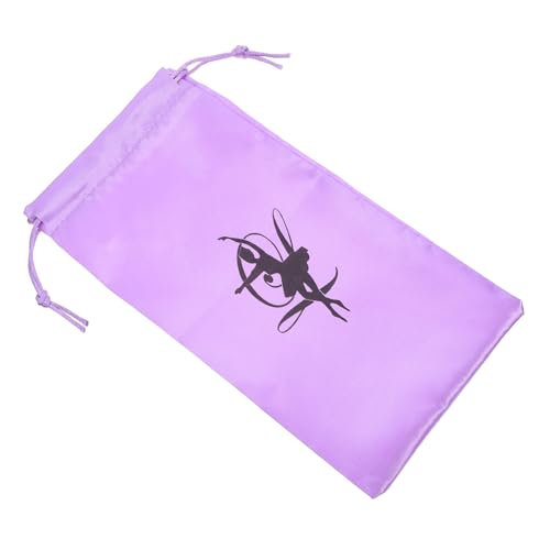 VALICLUD 1paar Waschbarer Kordelzug-schuhbeutel Für Tanzschuhe Geräumige Aufbewahrungstasche Für Ballettschuhe Für Tanzkurse Und Wettbewerbe Trendiges Design Für Mädchen von VALICLUD