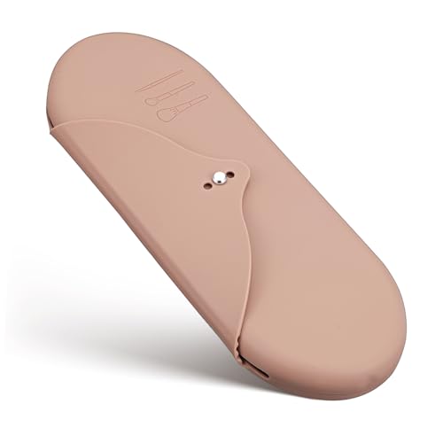 VALICLUD Silikon-Make-up-Pinsel-Tasche Make-up-Organizer-Tasche 1 Kamel Robuster Reise-pinselhalter Multifunktionale Pinsel-Aufbewahrungstasche Für Kosmetik von VALICLUD