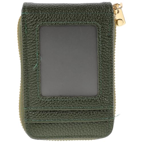 VALICLUD Kartenetui Mit Reißverschluss Tragbares Kreditkartenhalter Kleiner Kartenbehälter Aus Ausweistasche Karten-Organizer Für Hosentasche von VALICLUD