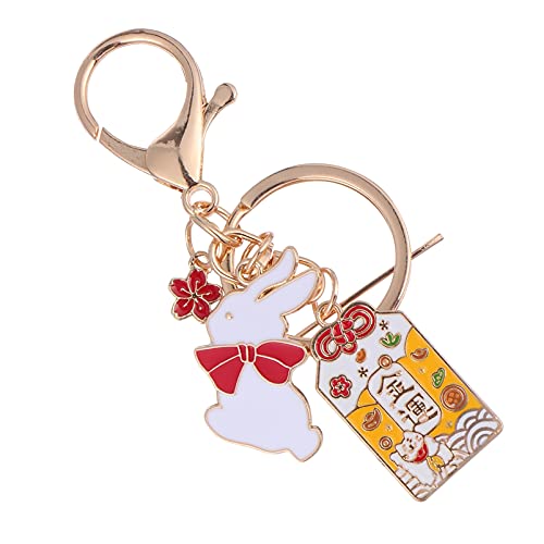 VALICLUD Schlüsselanhänger Katze Lucky Cat Schlüsselanhänger Japanischer Schlüsselbund Schlüsselring Taschenanhänger Gesundheit Geschenke für Weihnachten Geburtstag von VALICLUD