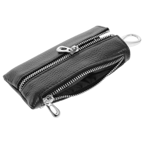 VALICLUD Autoschlüsseltasche Mit Reißverschluss Münztasche Und Kartenhalter Aus Hochwertigem Pu-Material Praktisch Für Männer Und Frauen von VALICLUD