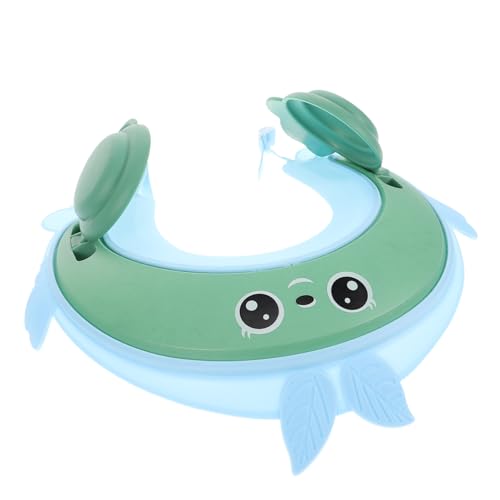VALICLUD Babyhaarshampoo Mütze Duschhaube Wiederverwendbar Duschvisierhut Duschhaubenschutz Babymütze Kappe Kind Dusche Babyshampoo Für Neugeborene Babyhut Plastik Sky-blue von VALICLUD