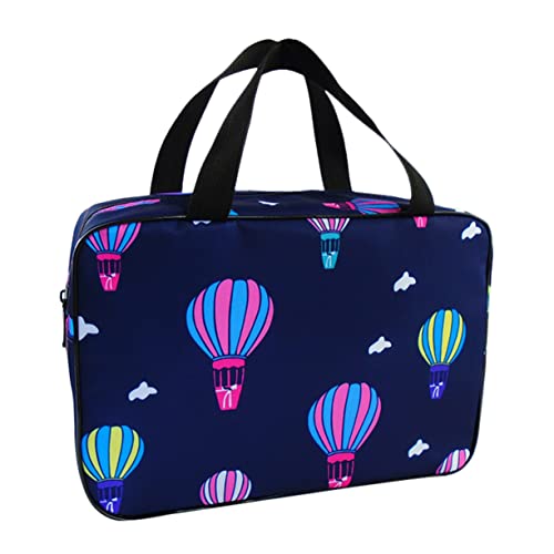 VALICLUD Bade-duschtasche Faltbar Und Tragbar Mit Musterdesign Für Shampoo Gesichtspflege Handtuch Bad Blumenseife Geeignet Als Schwimmtasche Fitnesstasche Reisetasche von VALICLUD