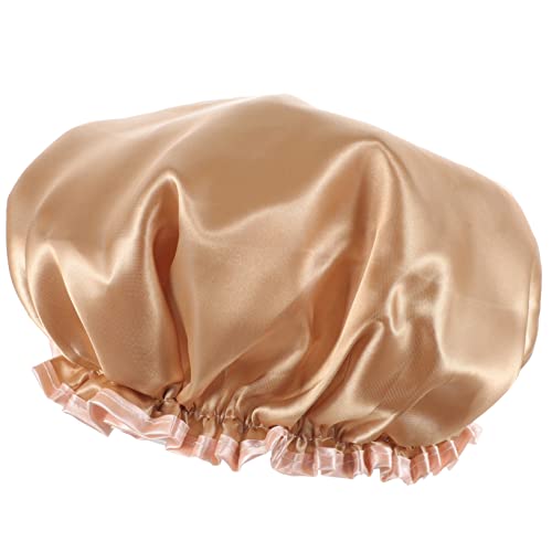 VALICLUD Duschmütze Für Damen Wiederverwendbar Haarhaube Atmungsaktiv Elastisch Badezimmer-kappe Sauna-mütze Geeignet Für Langes Haar Zum Duschen Und Wellness von VALICLUD