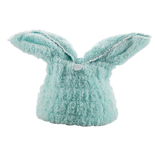 VALICLUD Bademütze Schnelltrocknend Verdickt Für Damen Badezimmerzubehör Grün Praktisch Leicht Tragbar Mit Elastischem Band Passend von VALICLUD