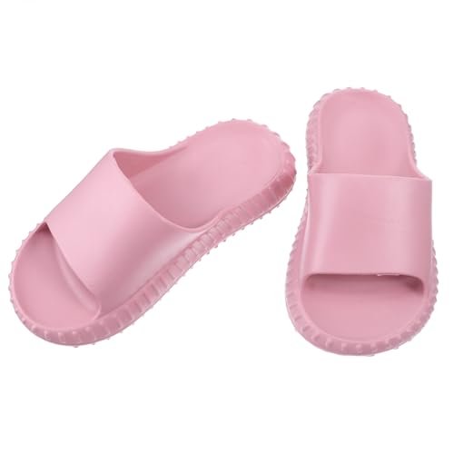 VALICLUD Badeschuhe Rutschfest Atmungsaktive Schnell Trocknende Duschpantoletten für Mädchen Rutschfeste Hausschuhe mit Sicherem Halt für Bad Garten und Außenbereich Fußlänge von VALICLUD
