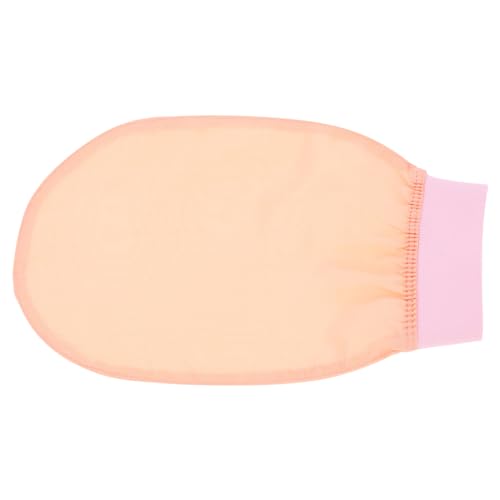 VALICLUD Badetuch Peeling-Duschhandschuh Luffa Farbe für Erwachsene Peeling-Handschuhe, Schrubber zum Körperwaschen Badehandschuhe Peeling Mitt Duschschuh Die Seide Rosa von VALICLUD