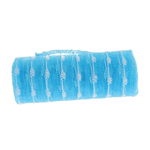 VALICLUD Badetuch Peeling Duschtuch Peeling-Körperpeeling Peeling-Waschlappen Körperwäscher Koreanisches Peeling-Tuch Waschlappen Nylon Sky-blue von VALICLUD