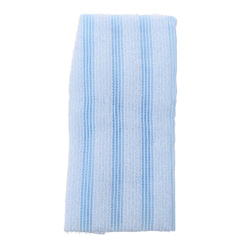 VALICLUD Badetuch Rücken Peelingbürste Dusche Peeling Waschen Badetücher Für Erwachsene Körperhandtuch Peelingtuch Peelinglappen Peelingtuch Für Körper Badezimmerhandtücher Blau Polyester von VALICLUD